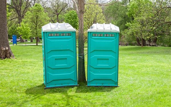 long-term porta potties should be serviced on a frequent basis, usually once a week, to ensure cleanliness and functionality